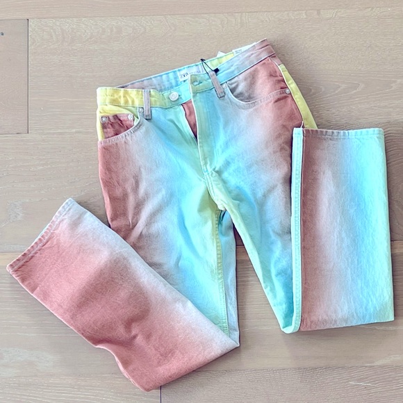 Zara multicolour denim.  Size 6. - Picture 2 of 4